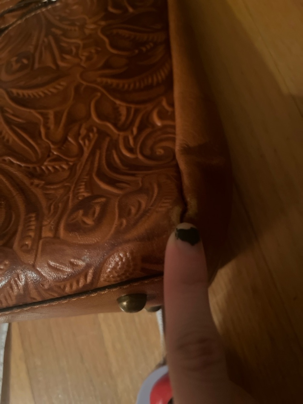 Patricia Nash Poppy Tote Handbag in Tooled Florence Leather - Picture 16 of 16